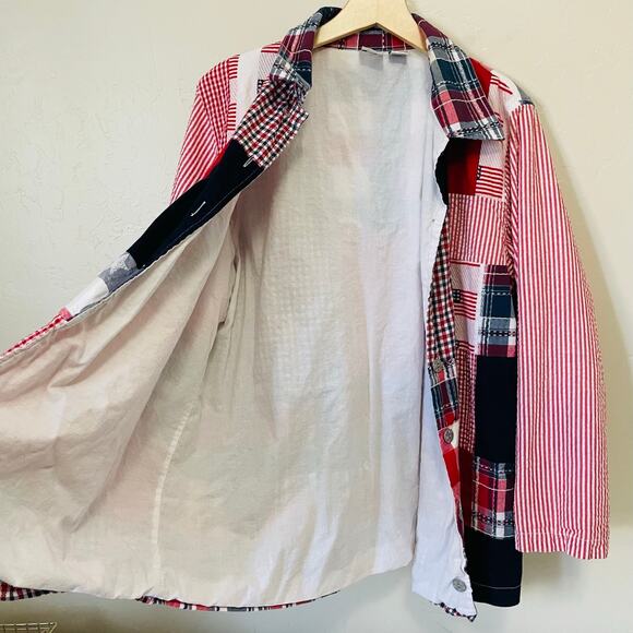 🔥VINTAGE American Flag Patchwork Jacket - Picture 7 of 10